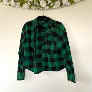 Wild Fable Cropped Flannel